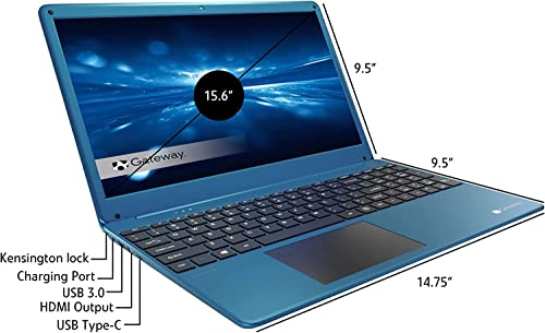 Gateway-156-Ultra-Slim-Notebook-FHD-Intel-Core-i3-1115G4-Dual-Core-8GB-Memory-256GB-SSD-Tuned-by-THX-10MP-Webcam-HDMI-Fingerprint-Scanner-Cortana-Windows-10-Home-Blue Gateway-156-Ultra-Slim-Notebook-FHD-Intel-Core-i3-1115G4-Dual-Core-8GB-Memory-256GB-SSD-Tuned-by-THX-10MP-Webcam-HDMI-Fingerprint-Scanner-Cortana-Windows-10-Home-Blue