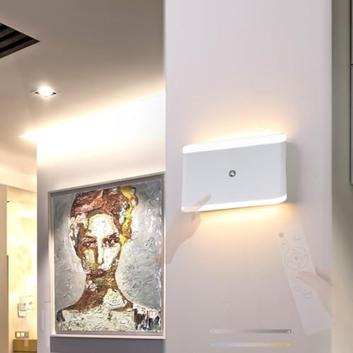 Lampara de pared recargable USB con regulacion de brillo y bateria de gran capacidad