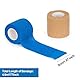 9 Roll Selbstklebender Verband 5cm x 4,5m Haftbandage Selbsthaftende Bandage Pet Vet Wrap für Katze, Hund, Pferd Kohäsive Bandage Elastische Binde für Handgelenke Cohesive Pflasterverband (Schwarz)