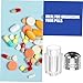FOMIYES 24pcs Empty Pill Bottles: Small Transparent Medicine Vials with Lid - Mini Plastic Pills Bottles for Travel and Emergency Use