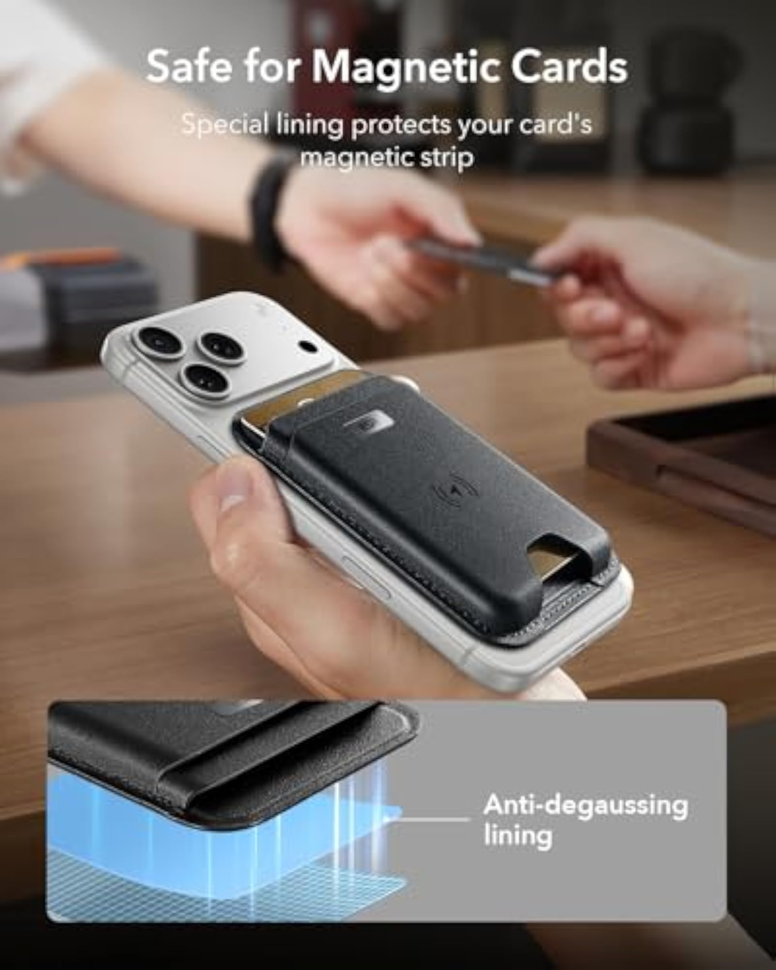 Geo for MagSafe Wallet with Full Find My Functionality, 5 Card Holder