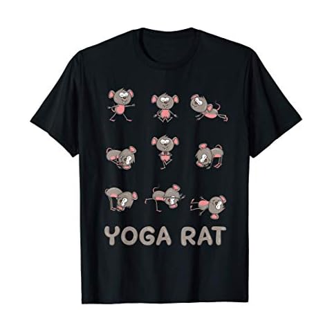 Rat Yoga Shirt Rat Yoga Pose Meditation Men Women Kids T-Shirt Cover
