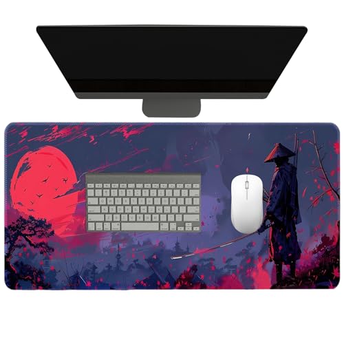 ビッグ マウスパッド - ノンスリップ ラップトップ用マウスマット - 中国風キーボードパッド 大きなサイズで作業や学習に最適