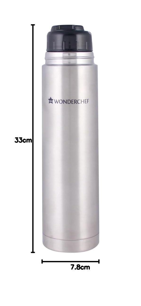 Wonderchef Hot-Bot 500ml Double Wall Stainless Steel Vacuum Flask