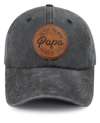 Image of The Man The Myth The Legend Hat for Men, Funny Adjustable Cotton Family Baseball Cap