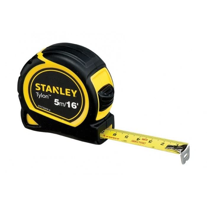 Stanley 5m Tylon Tapes - Tray of 12-1-30-696, yellow, 5m x ? x ? - Image 2
