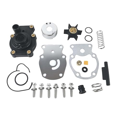 Image of SLSRPMT Water Pump Impeller Repair Kit 5008972 0768732 5008191 | Compatible for Johnson Evinrude OMC Outboard 15 25 30 HP AA AB AF model Replace Sierra Marine 18-4537