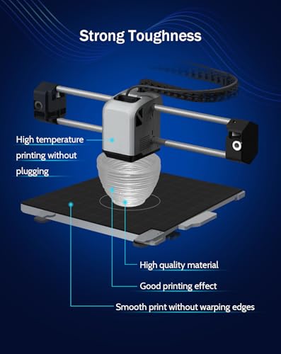 Image of DURAMIC 3D PETG Filament 1.75mm Transparent, 3D Printing Filament 1kg Spool(2.2lbs), Transparent Filament 1.75mm Dimensional Accuracy + /- 0.05 mm Non-Tangling Non-Clogging Non-Stringing