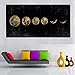 Produktbild looui 5D Diamant Malerei Kits Große Full Bohrer DIY Diamond Painting Finsternis Strass Kristall Handwerk Kunst Stickerei Kreuzstich Bilder Leinwand für Home Wand Decor Rundbohrer 50x150cm H7020