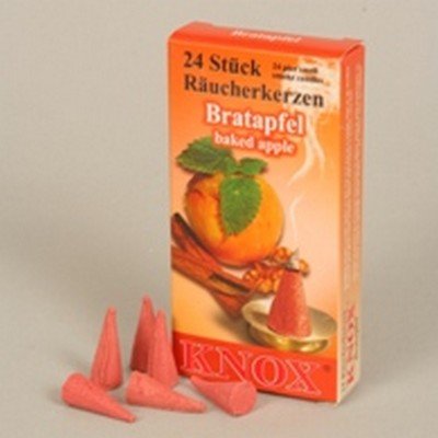 Räucherkerzen - Bratapfel - Original Erzgebirge Räuchermann - Knox