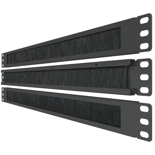 Brush Panel (3 Pc) for 19" Rack Mount Cable Management (1U)- Tupavco TP1730 by Tupavco - Used condition - Image 8