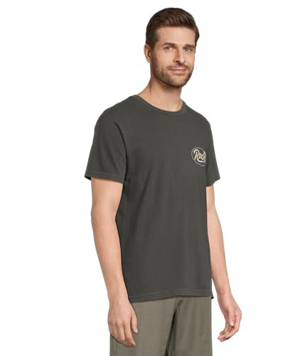 RVCA Men's Frond Script Short Sleeve2