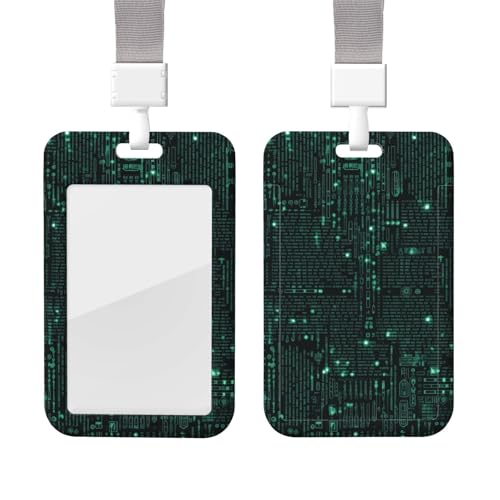 スライド式IDバッジホルダー ストラップ付き プラスチックカードケース プロテクターポーチ クリアウィンドウ付き IDカード 名札 ハッカーバッジホルダー 看護師 医師 事務用品
