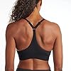 PUMA Women's 2 Pack Y-Back Seamless Sports Bra, Black/Grey, Large