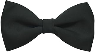 Black Silk Bow Tie for Men