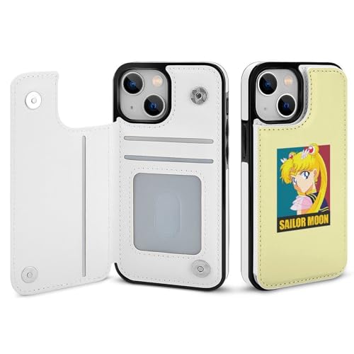 iPhone13用ケース 美少女戦士セーラームーン カード収納 スマホカバー すまほけーす 携帯ケース 手帳型 PUレザー 財布型 耐衝撃 マグネット式 スタンド機能 全面保護 傷汚れ防止 指紋防止 おしゃれ 贈り物