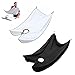Barba Grembiule Capo, 2 Pezzi Grembiule Da Barba Con 2 Ventose, Grembiule Da Barba Per Rasatura, Mantello Da Barba, Perfetto Regalo Di Compleanno Per l'Allattamento Per Uomo, Padre, Marito, Taglio