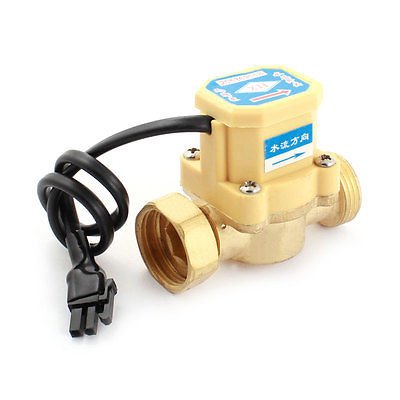 260W 3/4PT Male to 3/4PT Female Water Flow Sensor Switch 0.6Mpa 0.75-5L/min 220V