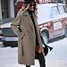 FILWY Wollmantel Damen Wintermantel Damen Lang Wolljacke Wolle
