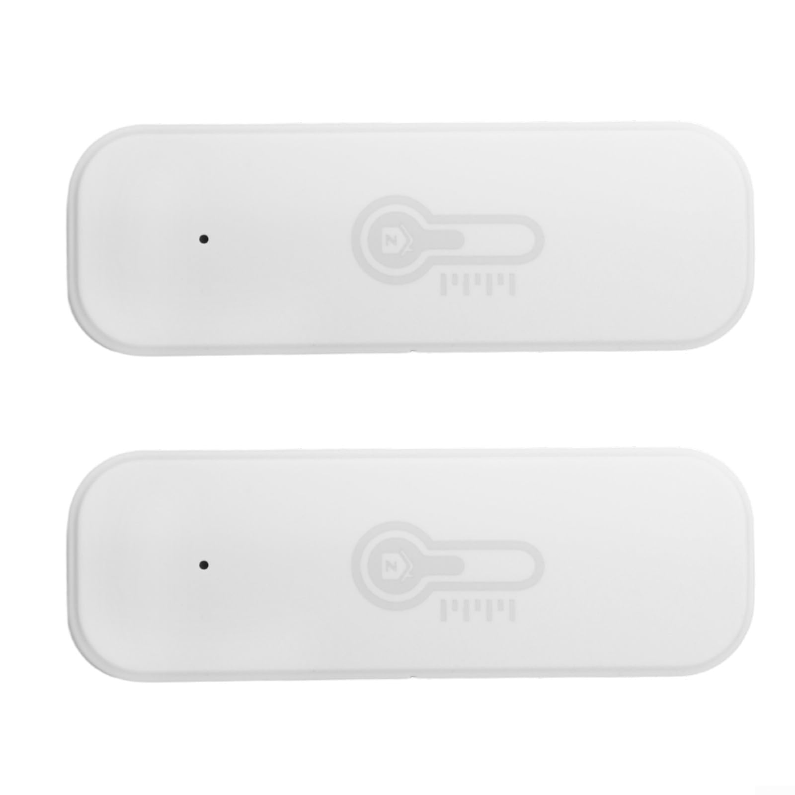 GLFLOW For Tapo Temperature Sensor, For Tapo Thermometer, Temperature and Humidity Sensor for Tuya Smart, for Alexa, and HomeAssistant, ABS, 72x25x20 mm, White(2pcs)