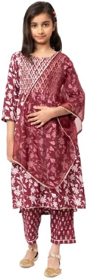 Itemzon Princess Fancy Girls Kurta Suit Sets