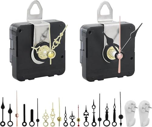 2 Pezzi ingranaggio orologio da parete, meccanismo per orologio da parete, lancette per orologio da parete, per fai da te, riparazione, ricambio parti