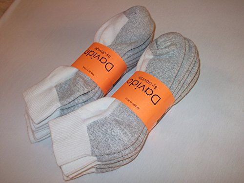 Davido Mens socks ankle/quarter made in Italy 100% cotton 8 pair3