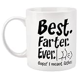 Fathers Day Dad Gifts for Dad Husband Him from Daughter Son Kids Wife - 11 OZ Ceramic Coffee Mug - S