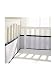BreathableBaby Deluxe Breathable Mesh Crib Liner, Navy