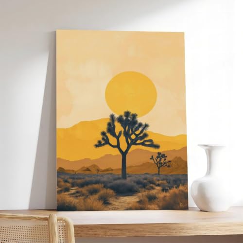 Art mural sur toile pour chambre et salon : créez une ambiance Joshua Tree