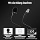 Phenyx Pro 4-Kanal-Drahtlos-Mikrofon-System, UHF Auto Scan Cordless Mic Set, 4 Bodypacks mit Headsets/Lapel Mics, 4x40 Frequenzen, 328ft Reichweite, Mikrofon für Kirche, DJ, Meeting (PTU-7000-4B)