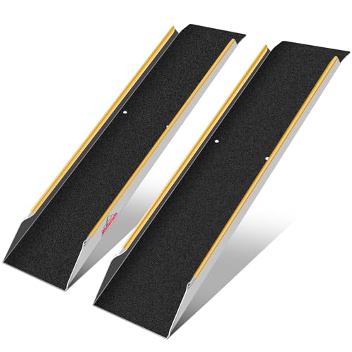 Rampa de aluminio para carga 48 pulgadas 1200 lbs peso miniatura 1
