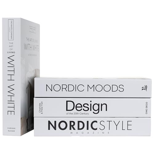 PROBENEX Mono Large | 4 PCS Faux Decorative Books for