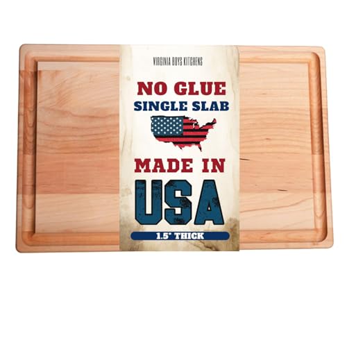 Tabla de cortar rectangular de madera de arce miniatura 1
