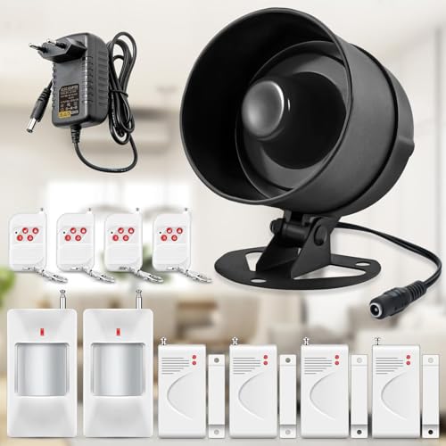 Alarmas para Casa Kit Alarma Casa Alarma Puerta 115dB Sensor Puerta Alarma sin Cuotas 12 Piezas Alarmas para Puertas Sistema de Alarma para Casa Alarme de Intrusao Sensor de Puerta Alarma Hogar