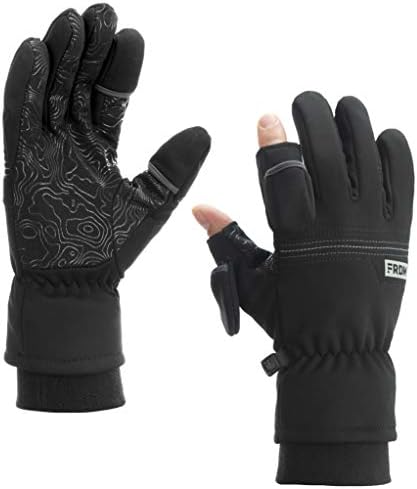 FRDM Free Fit Midweight Gloves Windproof Water Repellent Touchscreen Photography Hiking Fishing Drone Outdoor Adventure, for Men & Women