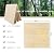 Unfinished Wood Pieces,18 Pack Basswood Sheets 1/16 Thin Plywood Wood Sheets for Crafts,Perfect for Architectural Models, Wooden DIY Ornaments, Laser, Wood Burning and CNC Cutting(152 x152 x 1.5mm)