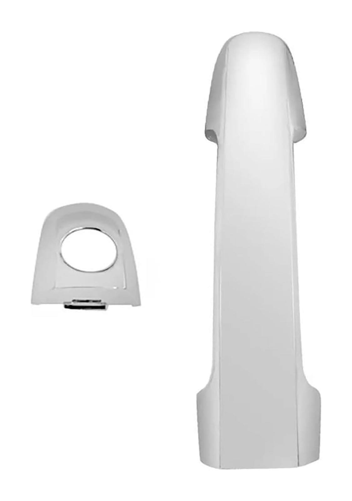 Hckclmbmzw Front For Hyundai For Elantra 2007-2010 82651-2H000 Door Handle Exterior Cover Chrome Outside Rear Door Handle Cover(Front)