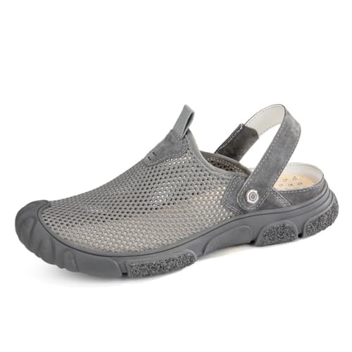 Summer Mesh Breathable Sandals for Men, Men's Orthopedic Hollow-Out Sandals, Outdoor Closed Toe Beach Slippers Men