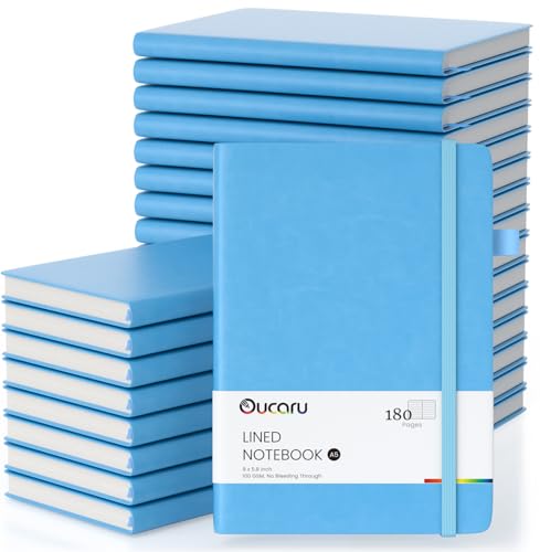 Cuadernos pequeños A5 Oucaru para la escuela y organización del trabajo diario en la oficina