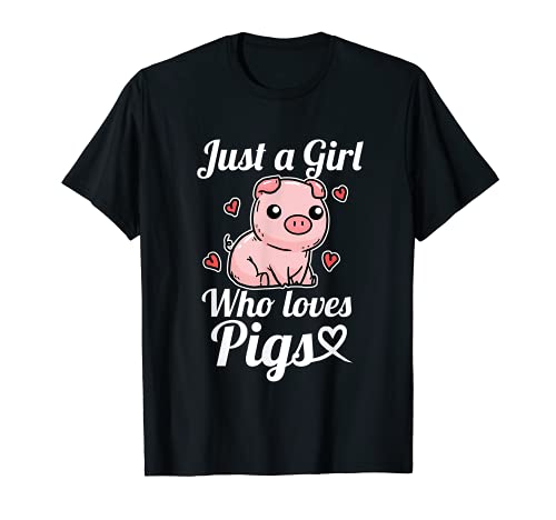 Just A Girl Who Loves Pigs Cute Pig Costume T-Shirt