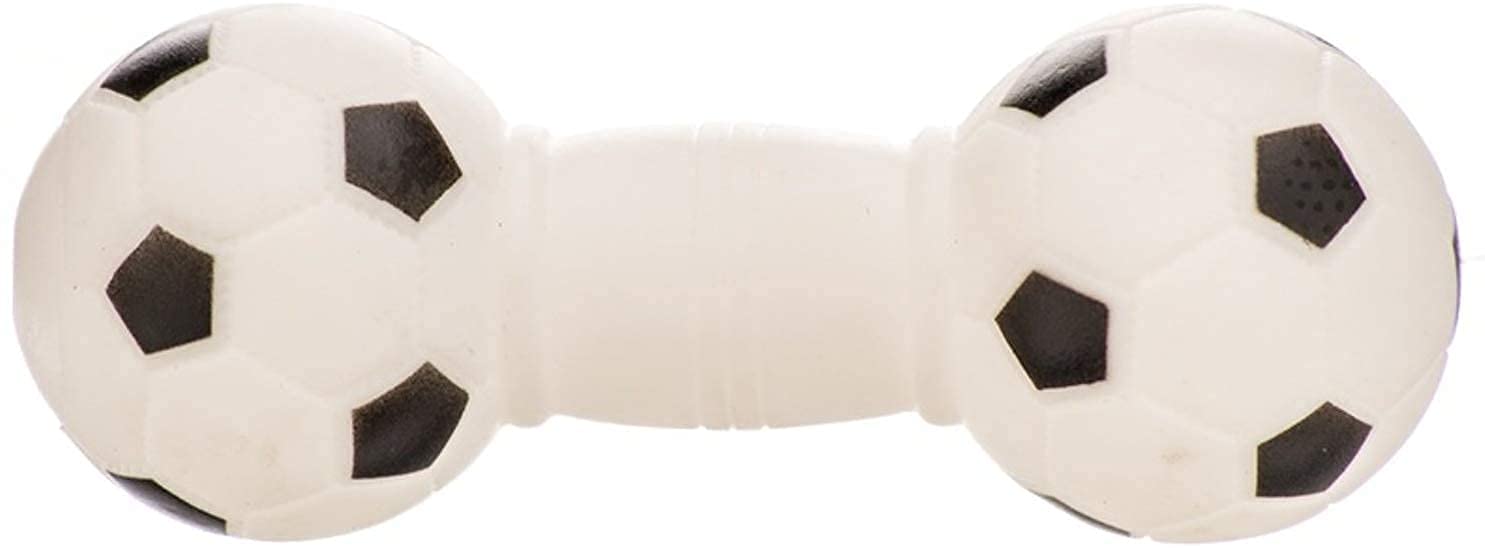 Toms Pet Mall Dog Toys Football Dumbbell Shaped Dog Squeeze Squeaky Pet Chew Toy-Large To Medium Dog Color May Vary (B0BB3X87PD) Amazon Price History, Amazon Price Tracker