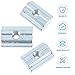 KICHOUSE 20pcs M5 T-Slot Aluminum Extrusion Nuts Hammer Head Square Slide-in Tee Nuts for Industrial Aluminum Profiles Fastener Accessories