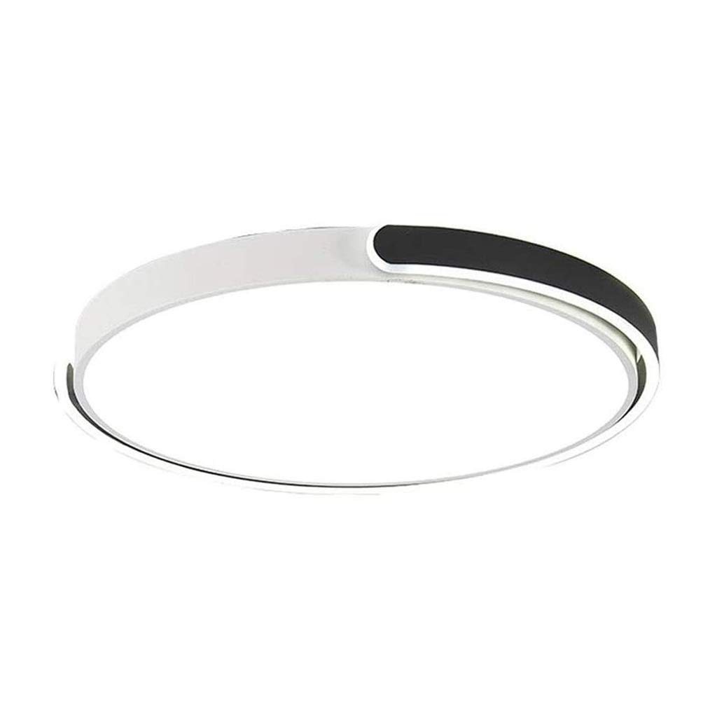 LYMSXAZOU Lamp Ceiling Lights，Led Living Room Modern and Simple Round Wrought Iron Bedroom Lamps - Study Restaurant,Modern Pendant Lighting