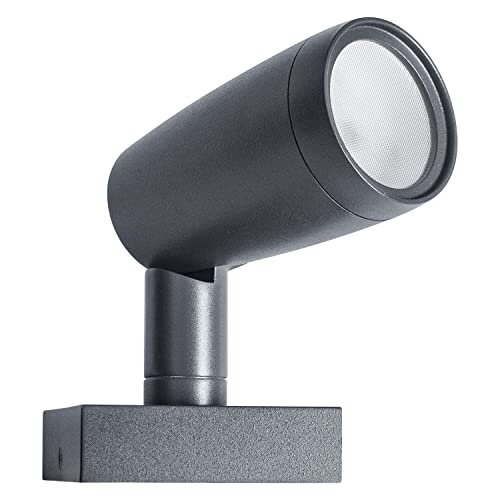 LEDVANCE Luce da giardino a LED intelligente con tecnologia WiFi, pacchetto estensione con 1 faretto per esterno, colori RGB modificabili, compatibile con Google e Alexa, SMART+ WIFI GARDEN SPOT