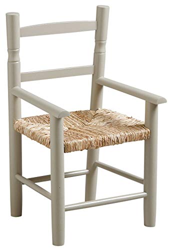 AUBRY GASPARD Fauteuil Enfant en Bois de hêtre Taupe Clair