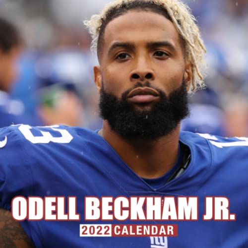 2022 NFL Star Odell Beckham Jr Calendar: Los Angeles Rams, NFL Star Calendar 2022, January 2022 - December 2022, 12 Months, OFFICIAL Squared Monthly, ... Calendrier | BONUS Last 4 Months 2021