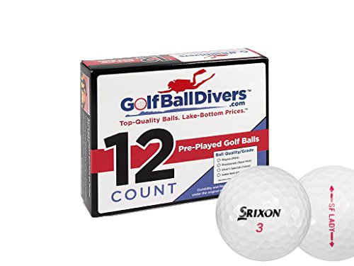 Srixon 36 Soft Feel Lady - Value (AAA) Grade - Recycled (Used) Golf Balls