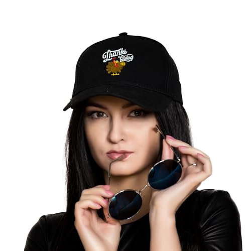 Image of Embroidered Baseball Cap for Women Men Adjustable Baseball Hat Black Baseball Cap Trucker Hat