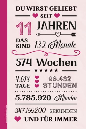 Süßes Geburtstagsset Für 11-jährige Mädchen: Make-up-Tasche, Armband & Socken - Perfektes Geschenk Für Tochter, Enkelin Oder Freundin